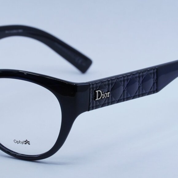 Dior CD3264 0EDU 00 Cat Eye Eyeglasses 51mm - Blue Spiegel - Picture 2 of 10
